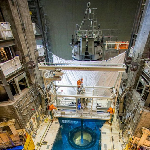 Refueling crane at nuclear power plant